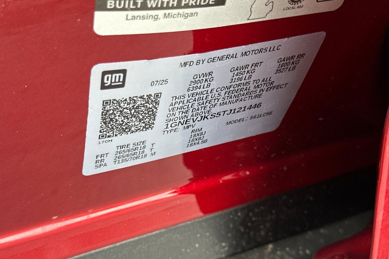 2026 Chevrolet Traverse Z71