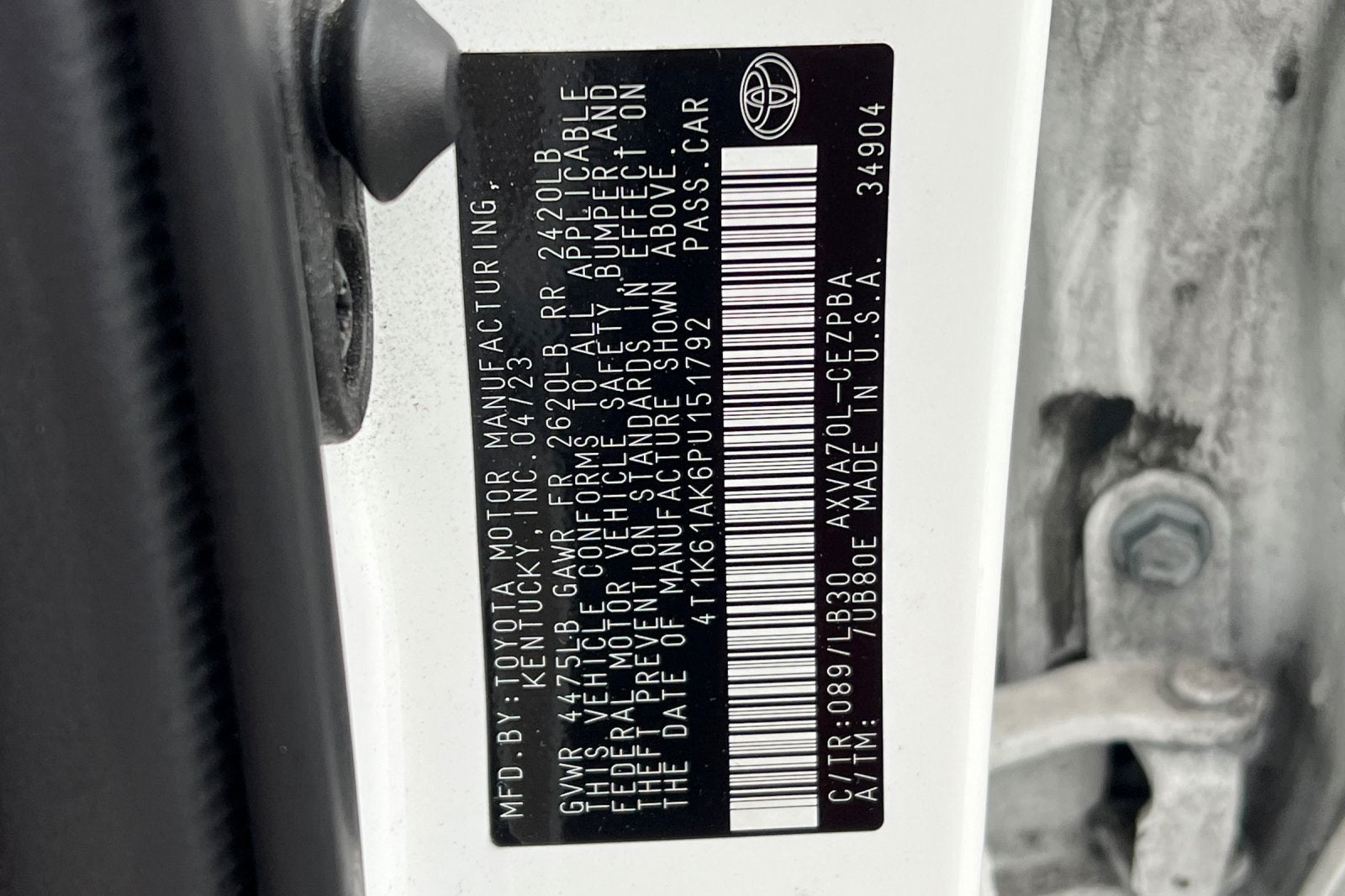 2023 Toyota Camry XSE