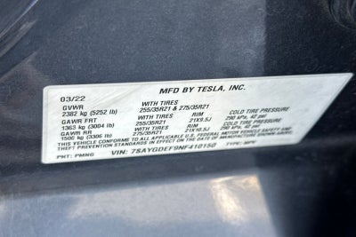 2022 Tesla Model Y Performance