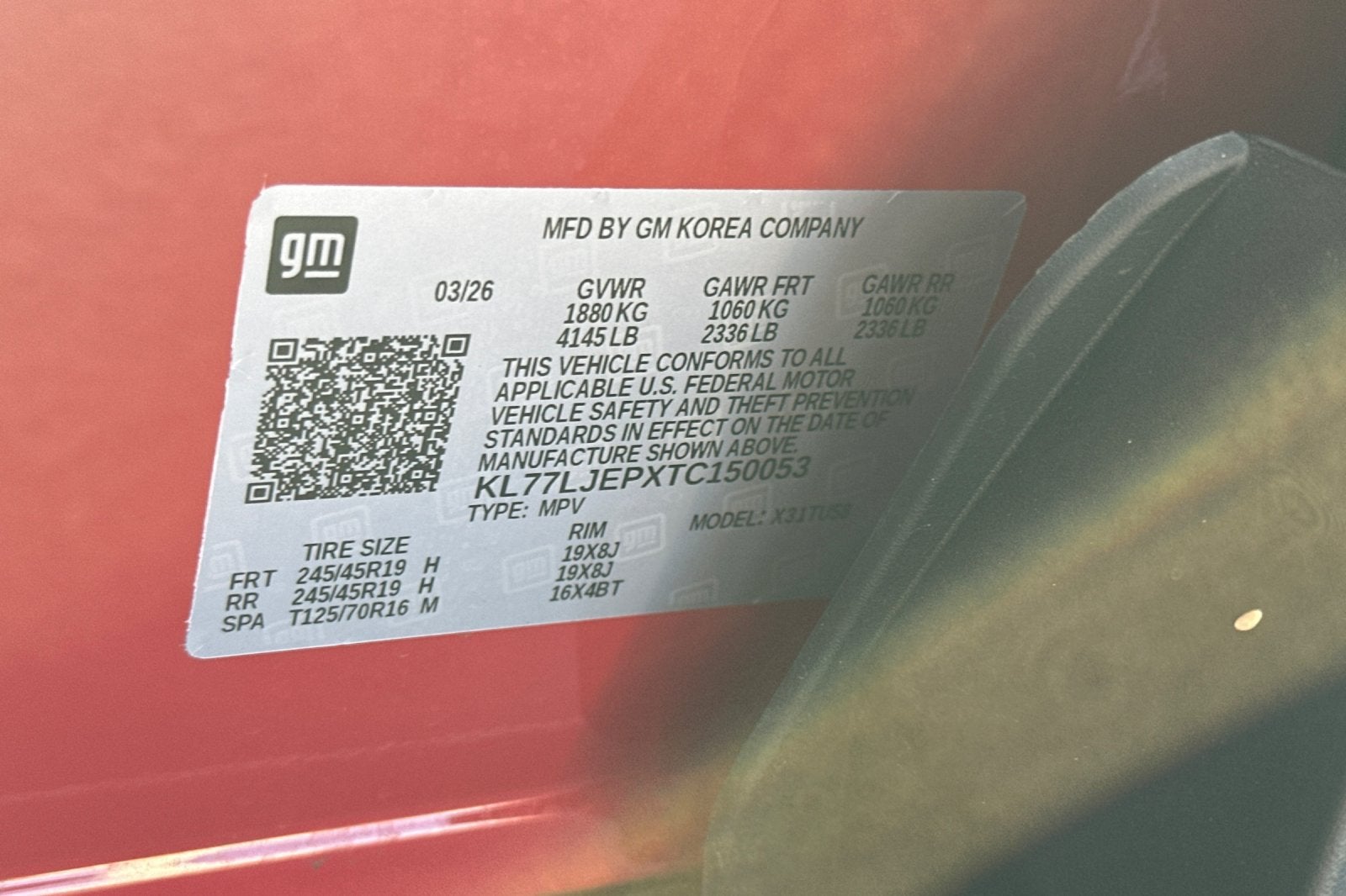 2026 Chevrolet Trax 2RS