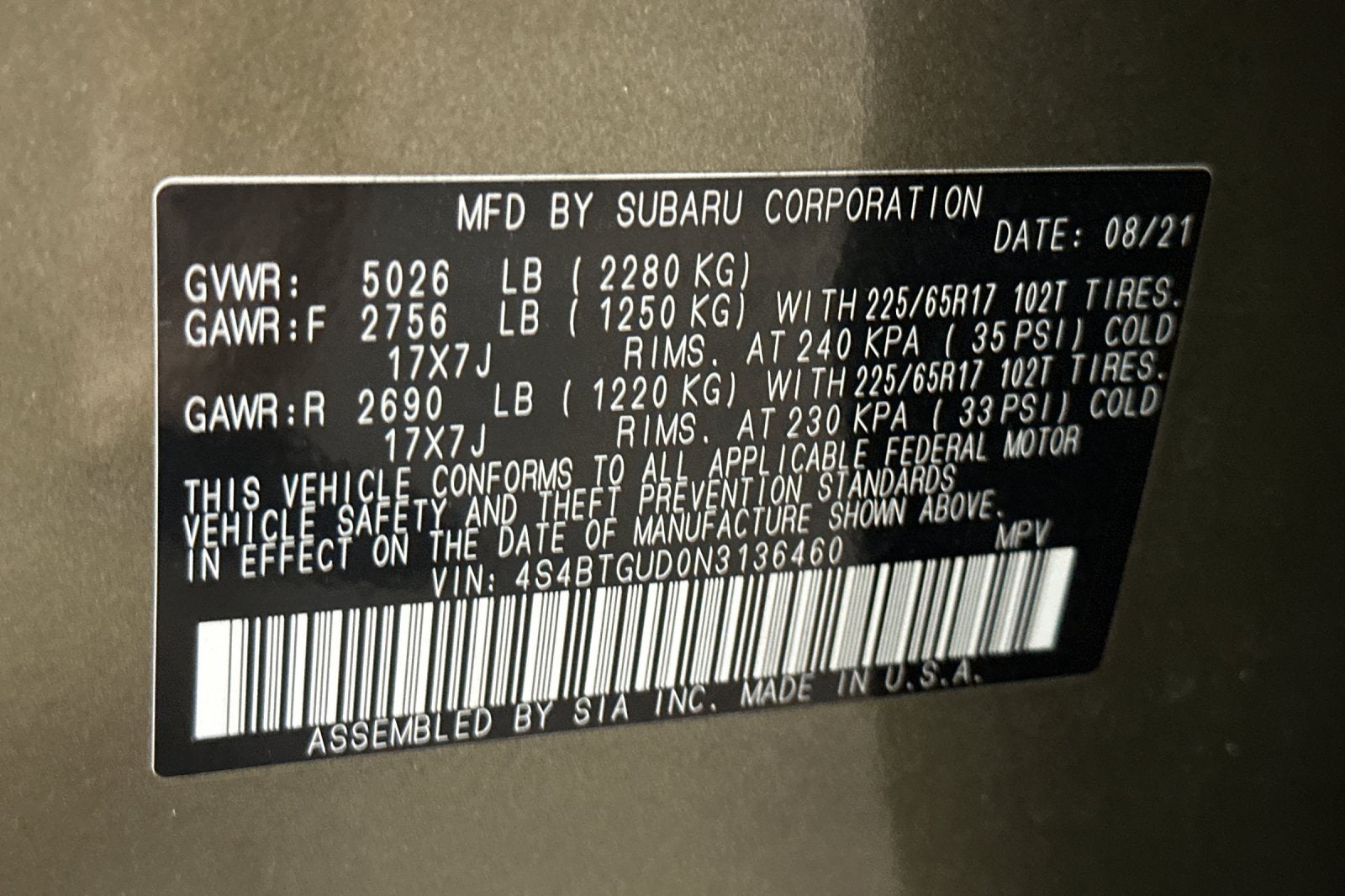 2022 Subaru Outback Wilderness
