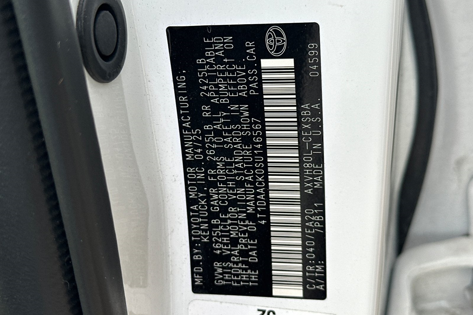 2025 Toyota Camry SE