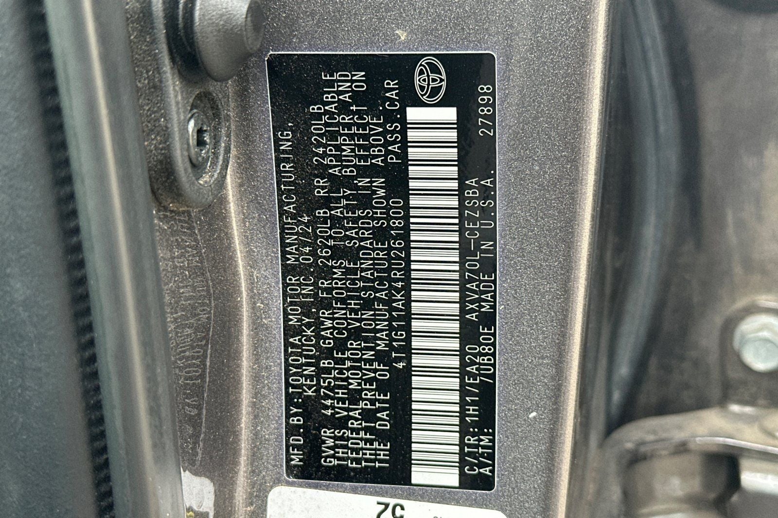 2024 Toyota Camry SE