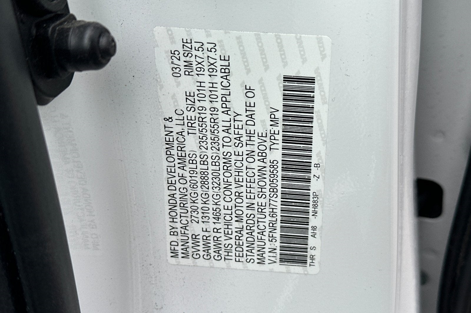 2025 Honda Odyssey Sport-L