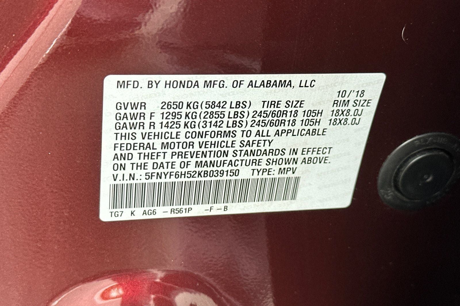 2019 Honda Pilot EX-L