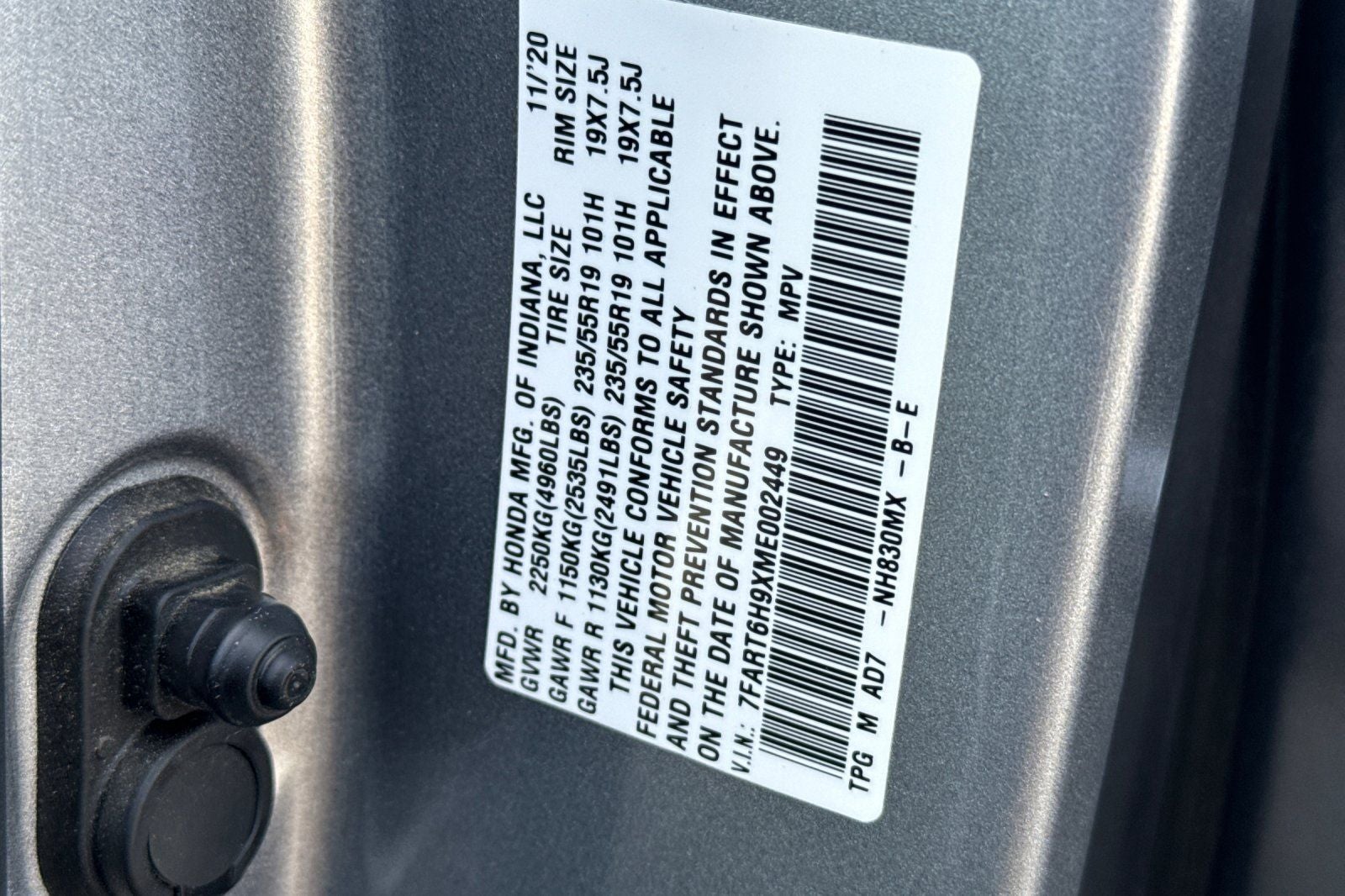 2021 Honda CR-V Hybrid Touring