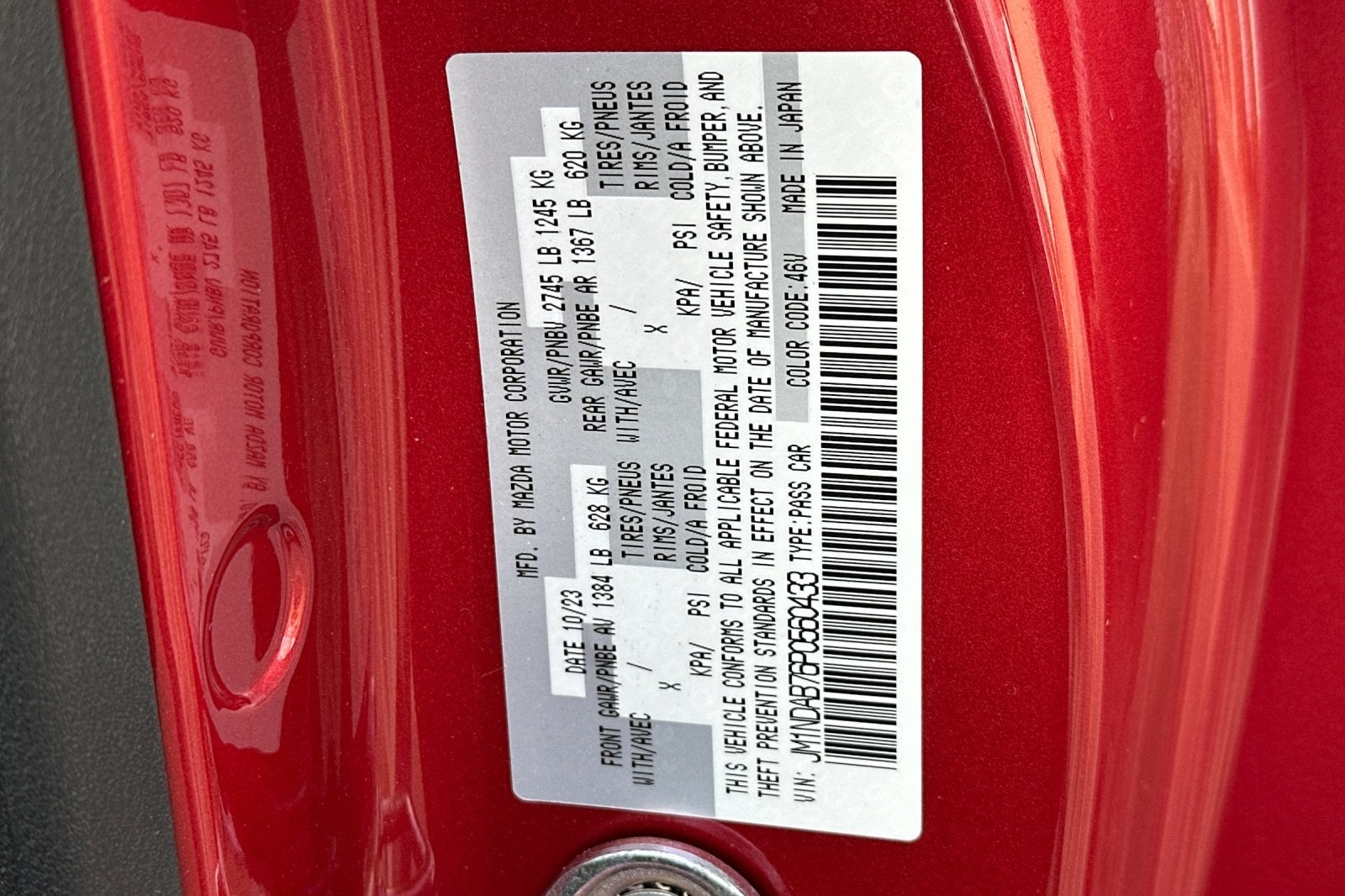 2023 Mazda Mazda MX-5 Miata Sport