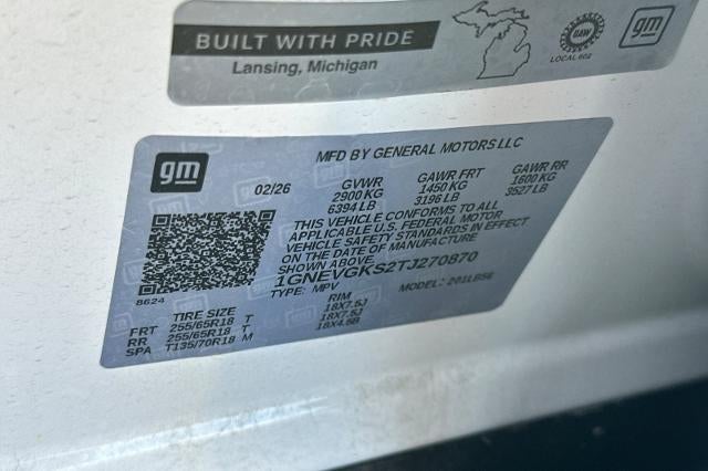 2026 Chevrolet Traverse LT
