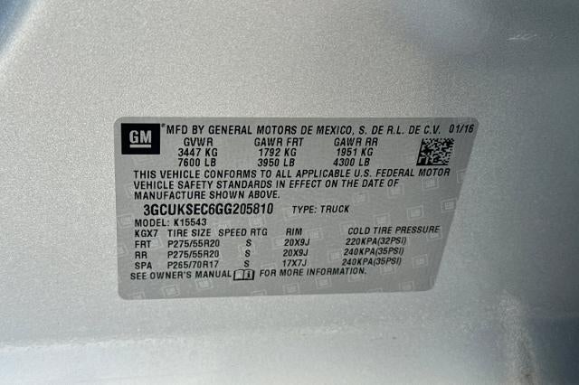 2016 Chevrolet Silverado 1500 LTZ