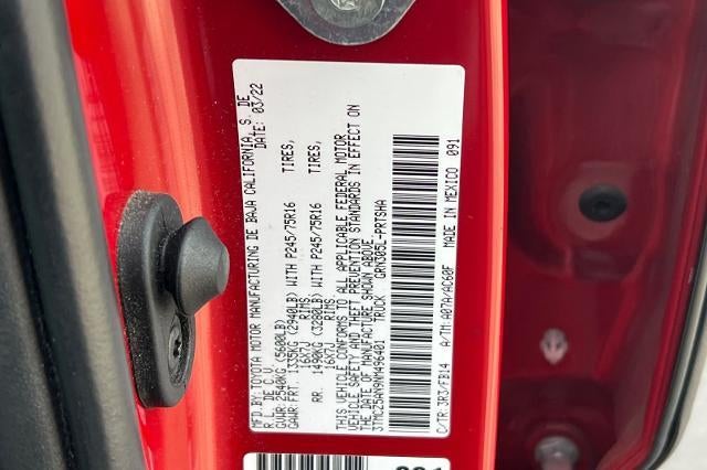 2022 Toyota Tacoma SR V6