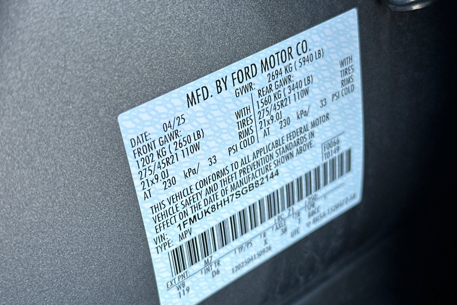 2025 Ford Explorer Platinum