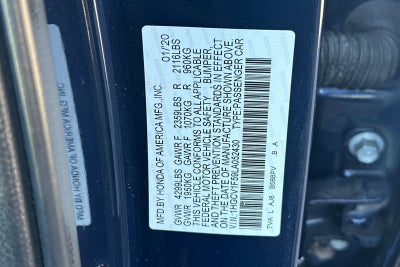 2020 Honda Accord EX-L