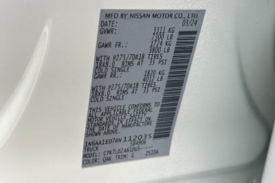 2024 Nissan Titan PRO-4X