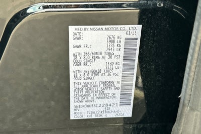 2025 Nissan Pathfinder Rock Creek