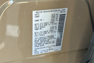 2024 Nissan Pathfinder Platinum