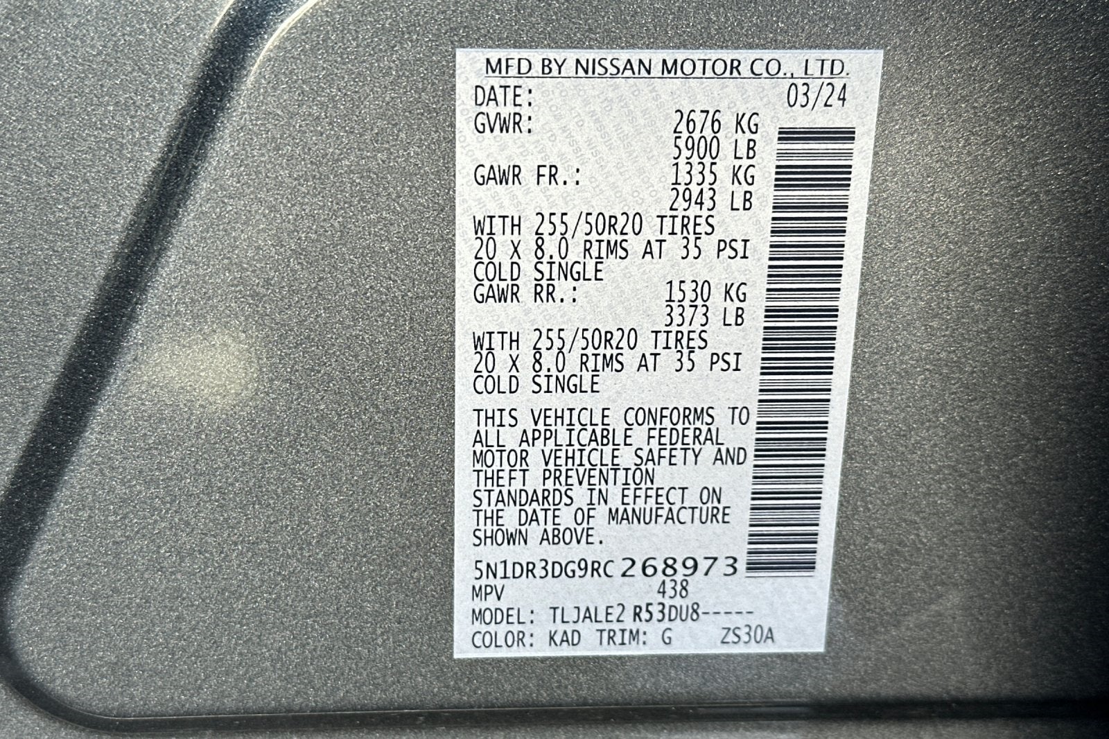 2024 Nissan Pathfinder Platinum