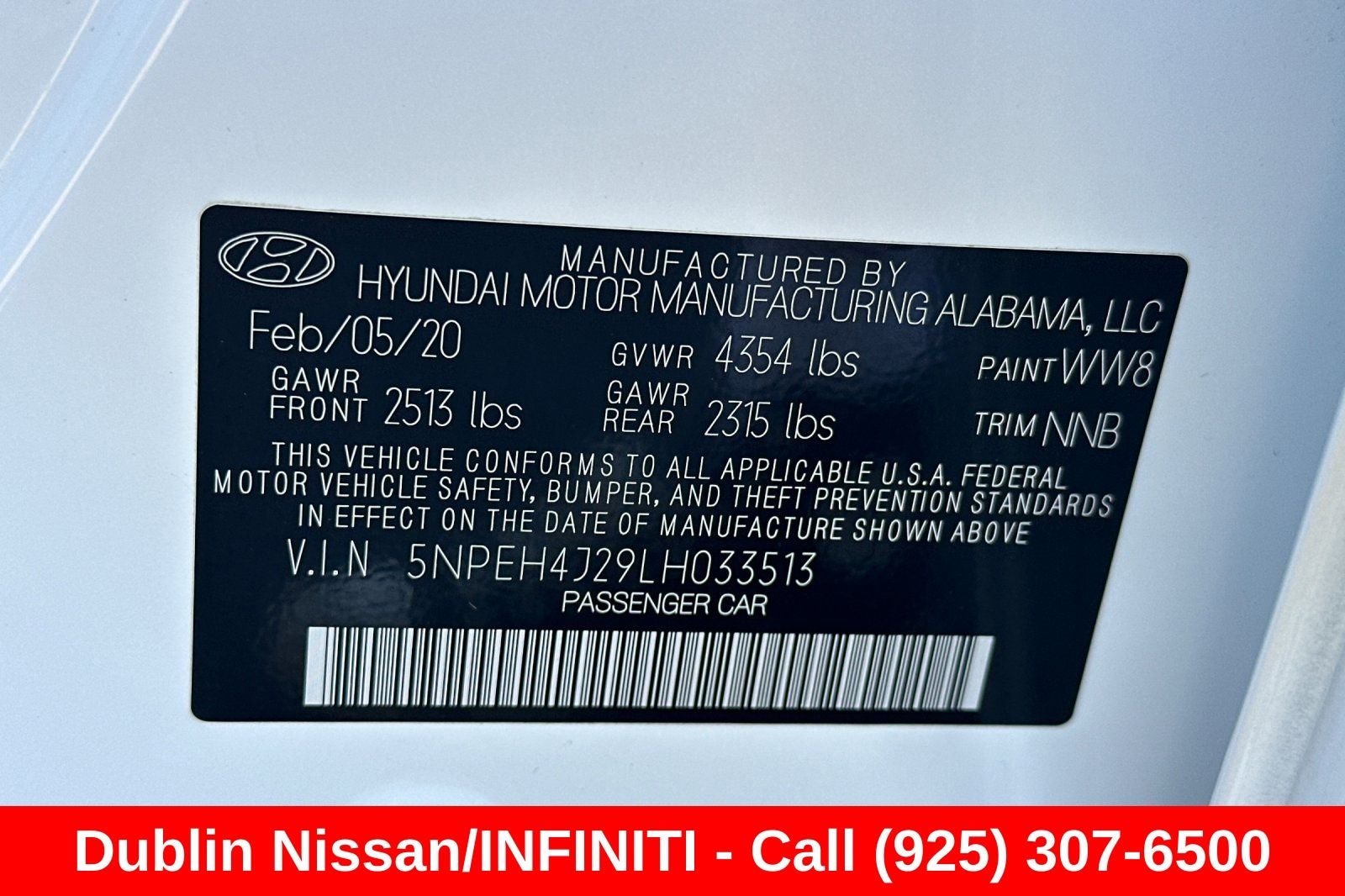 2020 Hyundai Sonata Limited