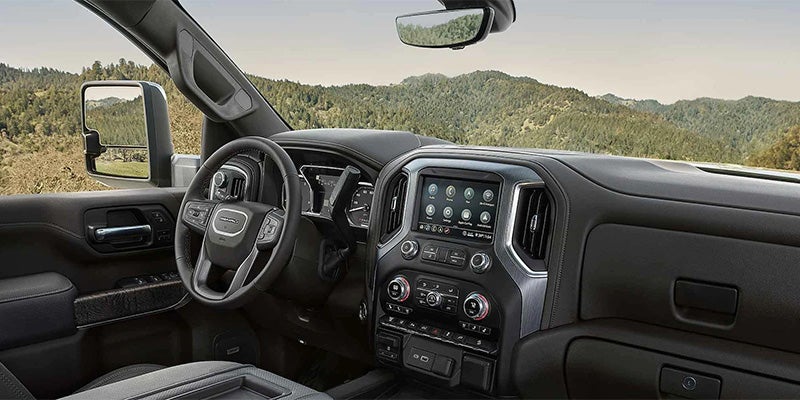 with mirrors extended and trailer stability features visible