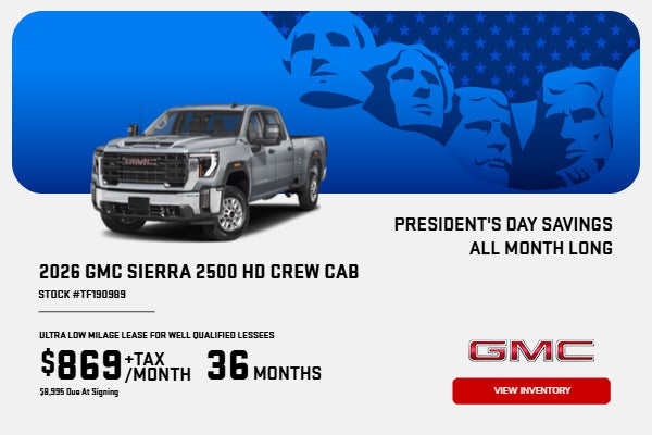 2026 GMC SIERRA 2500 HD CREW CAB