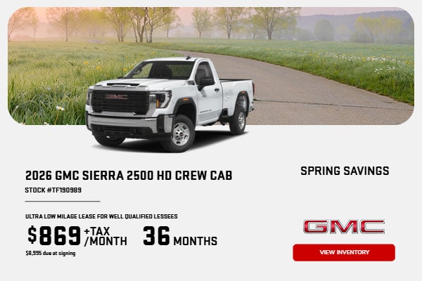 2026 GMC SIERRA 2500 HD CREW CAB