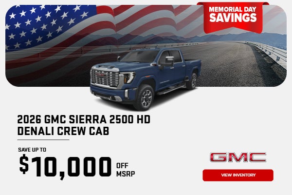 2026 GMC SIERRA 2500 HD DENALI CREW CAB