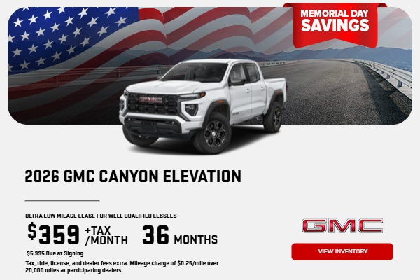 2026 GMC CANYON ELEVATION