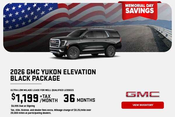 2026 GMC YUKON ELEVATION BLACK PACKAGE