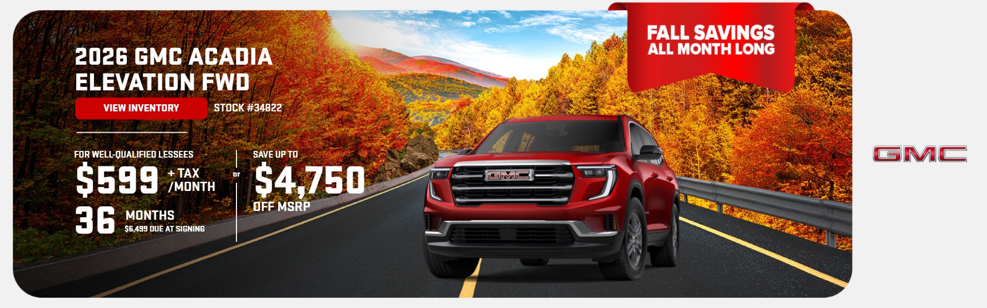 2026 GMC Acadia Elevation FWD