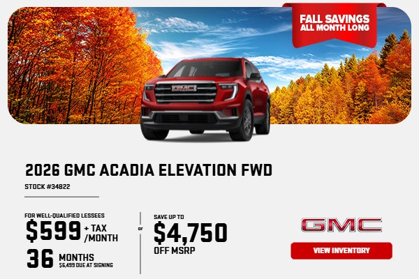2026 GMC Acadia Elevation FWD