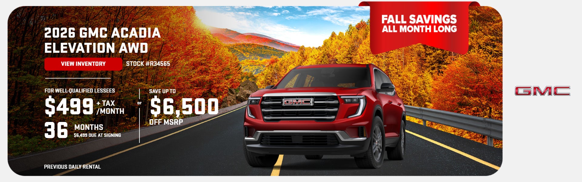 2026 GMC Acadia Elevation AWD