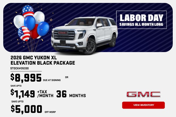 2026 GMC YUKON XL ELEVATION BLACK PACKAGE