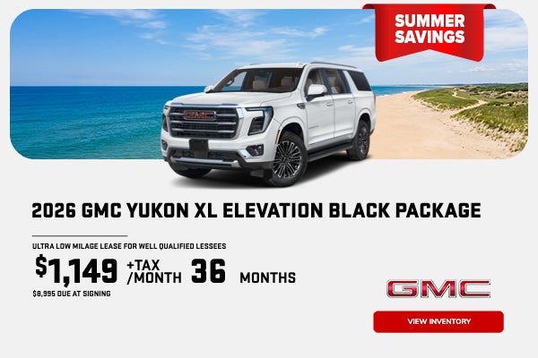 2026 GMC YUKON XL ELEVATION BLACK PACKAGE