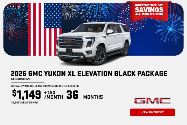 2026 GMC YUKON XL ELEVATION BLACK PACKAGE