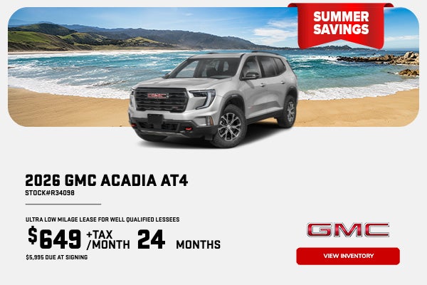 2026 GMC ACADIA AT4