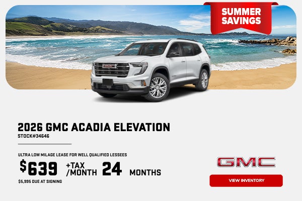 2026 GMC ACADIA ELEVATION