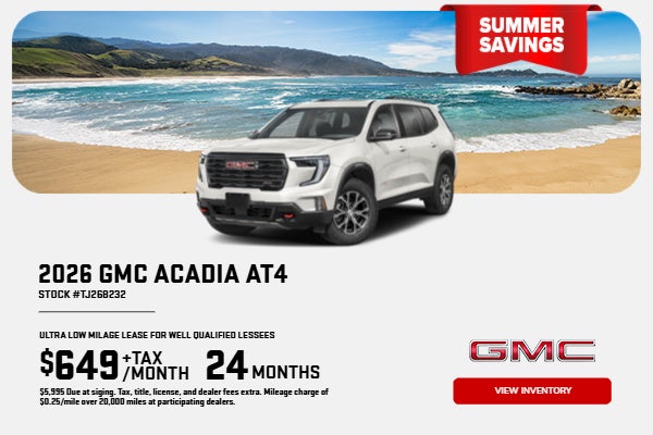 2026 GMC ACADIA AT4