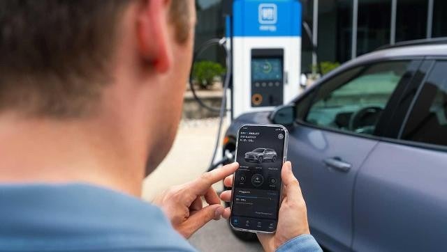 Dublin Buick GMC in Dublin CA customer charging with app