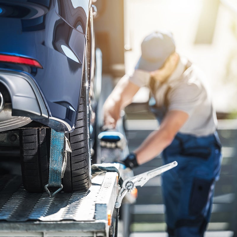 Dublin Buick GMC in Dublin CA technician working on a car