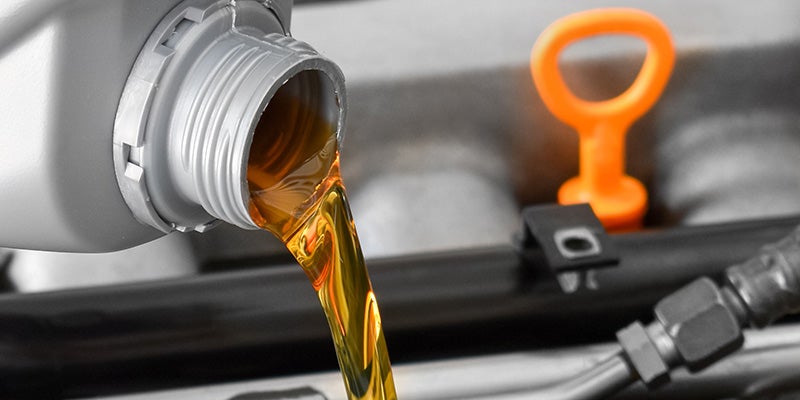 Dublin Buick GMC in Dublin CA oil pouring into engine